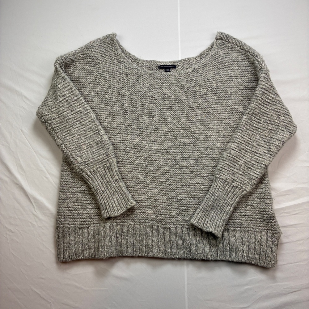 American Eagle Outfitters Heathered Gray Sweater